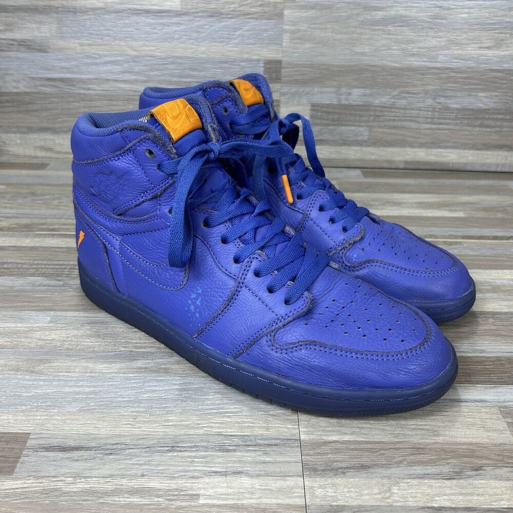 Nike Air Jordan 1 Mens Size 10.5 Retro High OG G8RD Rush Violet AJ5997-555 FLAWS